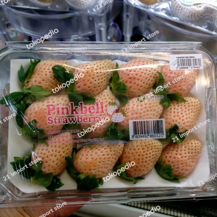 

Strawberry pink berry Korea buah strawberry pinkbell 350g