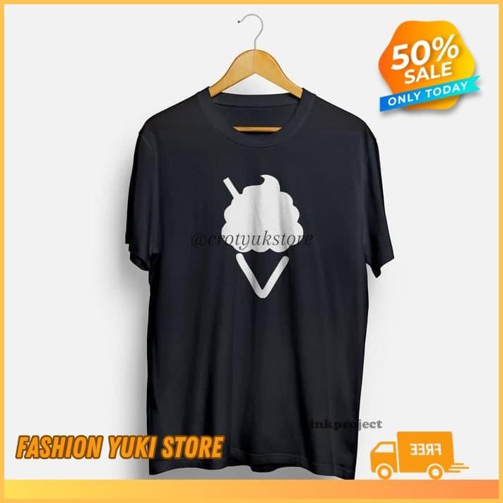 KAOS TSHIRT BAJU COMBED 30S DISTRO SUNDAY CO ES KRIM ICE CREAM POLOS  CUSTOM INDONESIA PRIA WANITA  