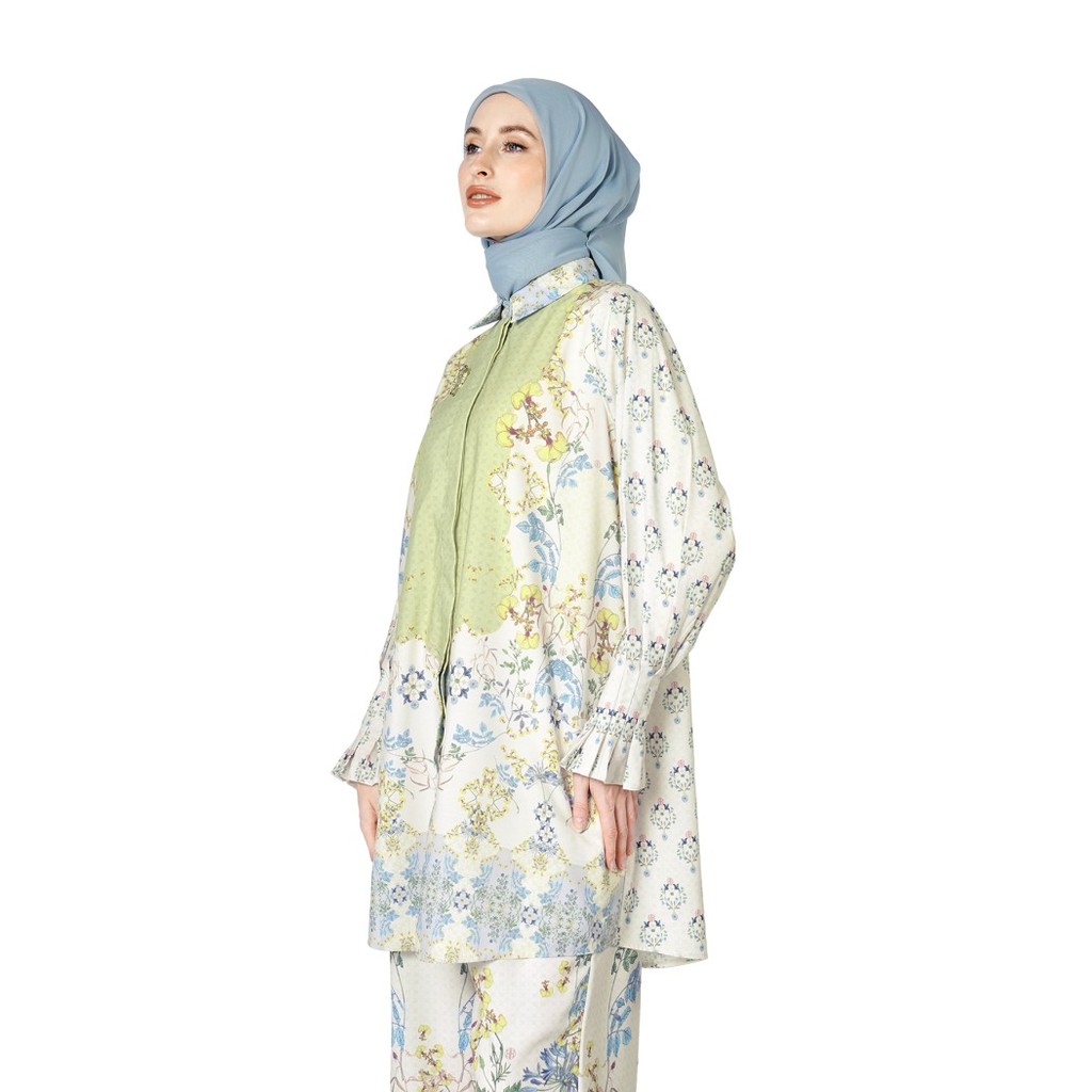 Nada Puspita - Orchidea Details Sleeve Shirt