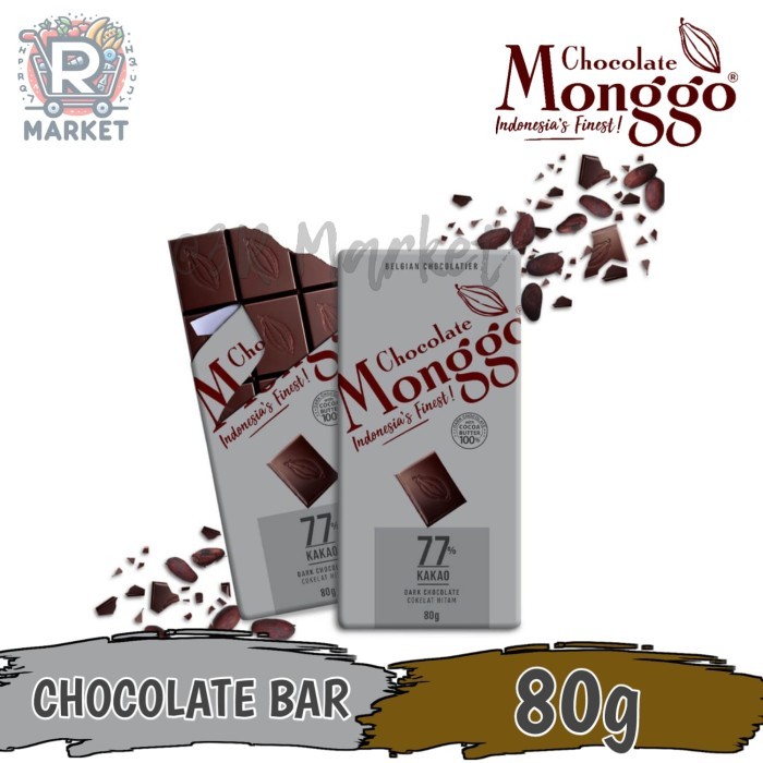 

Chocolate Monggo 77% Kakao Chocolate Bar