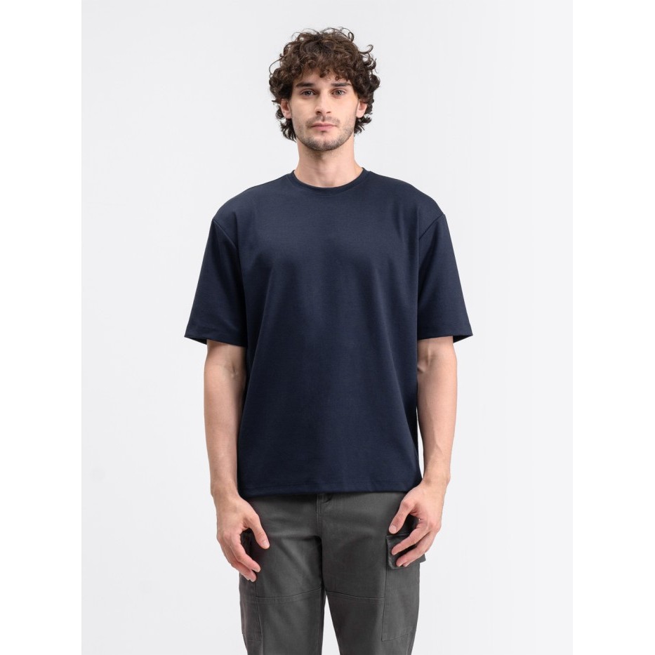 Livehaf - Boxy Ease Tee Navy