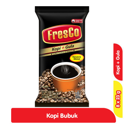 

FresCo Kopi Instan Kopi + Gula 8 x 23 g