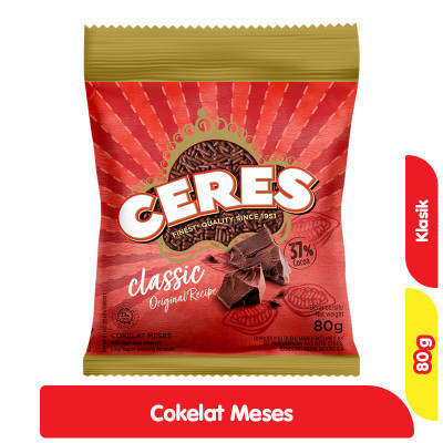 

Ceres Hagelslag Cokelat Meses Klasik 80 g