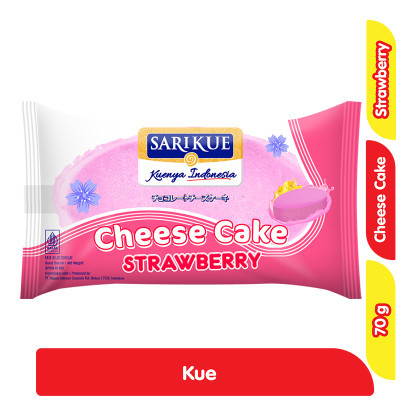 

SARI KUE by SARI ROTI Cheese Cake Stroberi 70 g