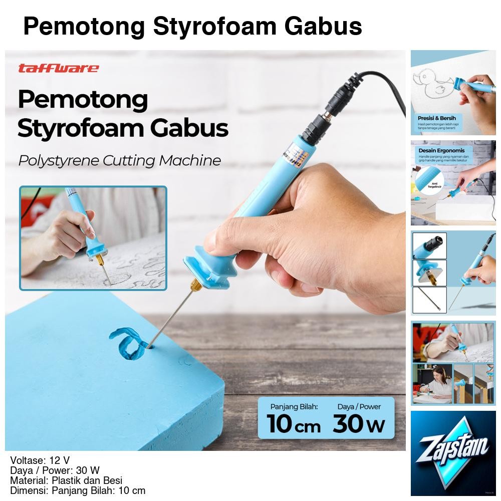 

Pemotong Styrofoam Gabus Polystyrene Cutting Machine 10cm 30W - CT10