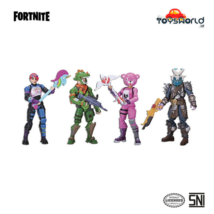 Fortnite 4 Figure Pack S1 Squad Mode Core Figure