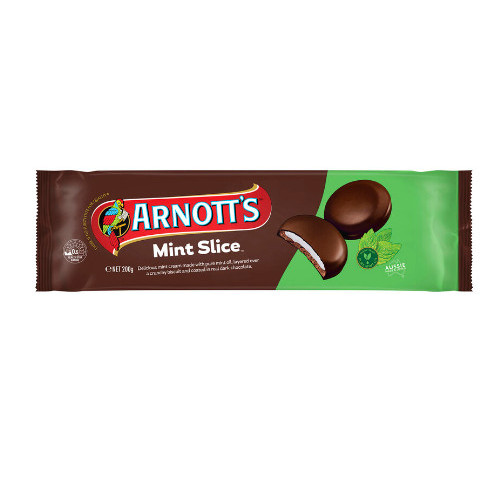 

Arnott's Mint Slice Chocolate Biscuits 200g