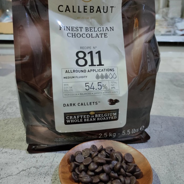 

CALLEBAUT 811 DARK CHOCOLATE 54.5 % - 250 GR