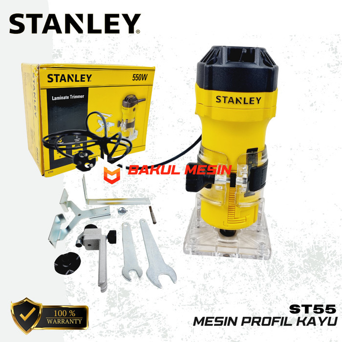 TERBARU STANLEY ST55 MESIN PROFIL KAYU ROUTER TRIMMER LAMINATE TRIMMER