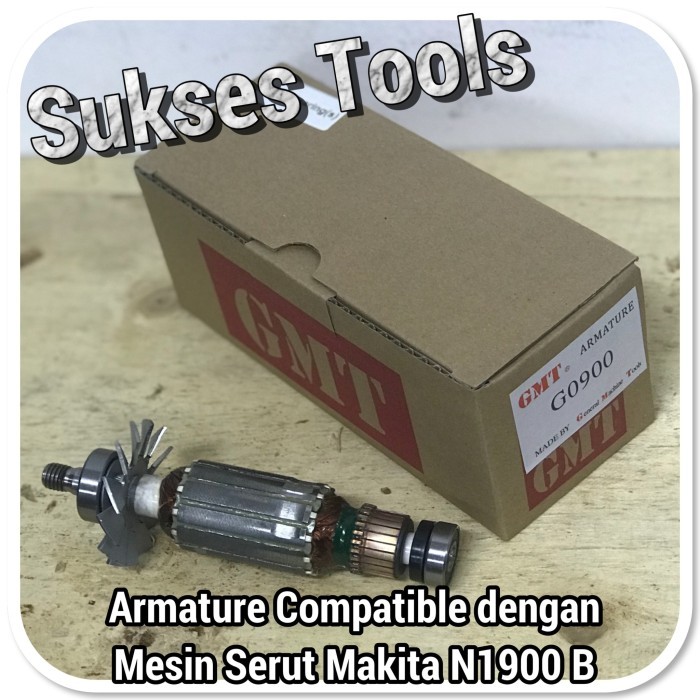 TERMURAH GMT - ARMATURE MESIN SERUT MAKITA N 1900 B N1900B/ ANGKER G 0900 G0900