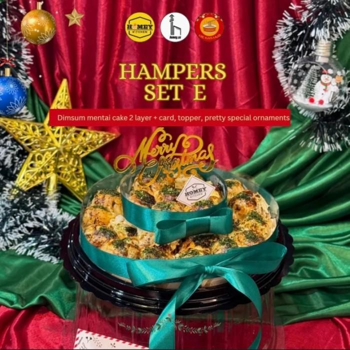 

Dimsum Mentai Tower / Dimsum Wrap Cake Christmas Hampers Gift Kado Hadiah Natal 2024 New 100 % Original