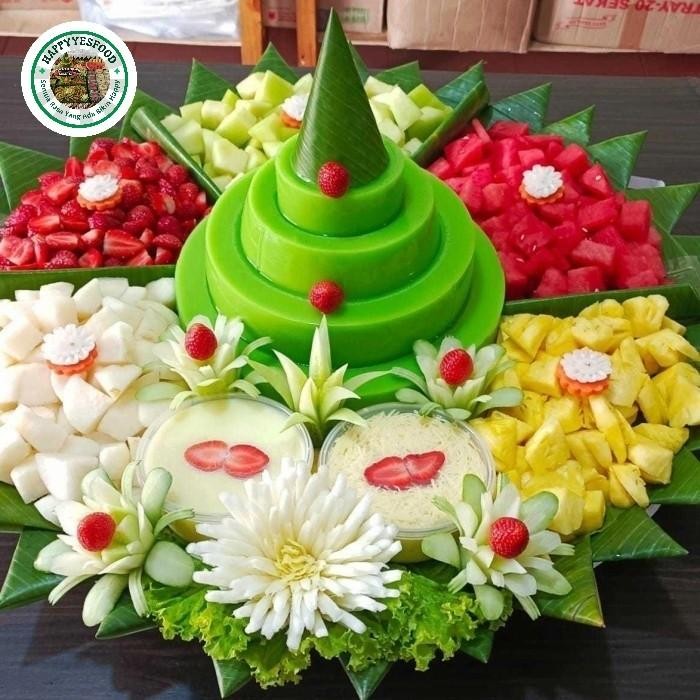 

Tumpeng Puding/ Puding Tampah/ Puding Buah/ Puding/ Buah Segar Termurah 100 % Original