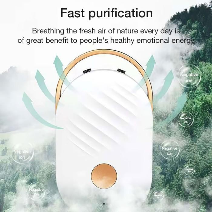 Portable Air Purifier Klen Necklace Kalung Air Purifier Ionizer Mini New 100 % Original