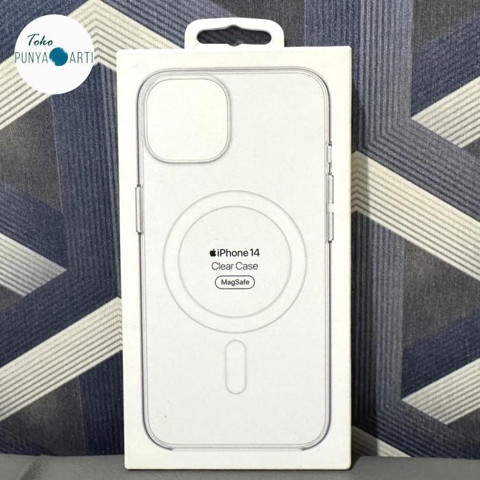 Original Apple Clear Case Iphone 14 Magsafe Official New Original Resmi Ibox Terlaris 100 % Original