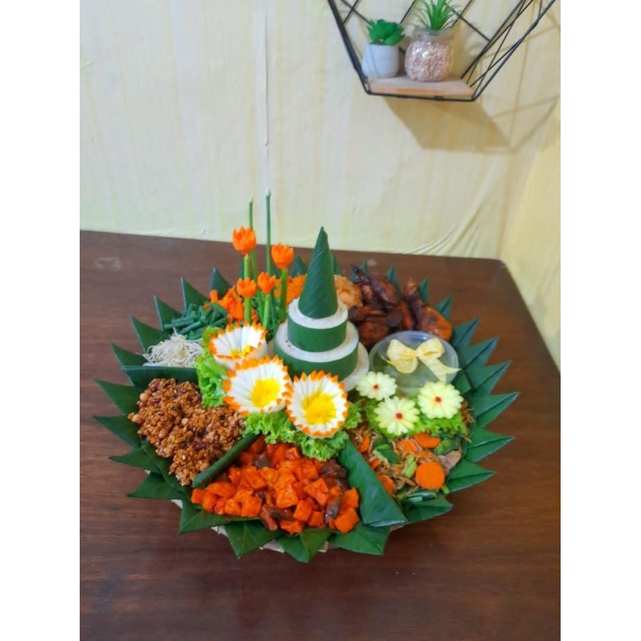 Nasi Tumpeng/ Nasi Tumpeng 5 Porsi/Tumpeng Nasi Kuning/Aromarasamart01 Terbaru 100 % Original