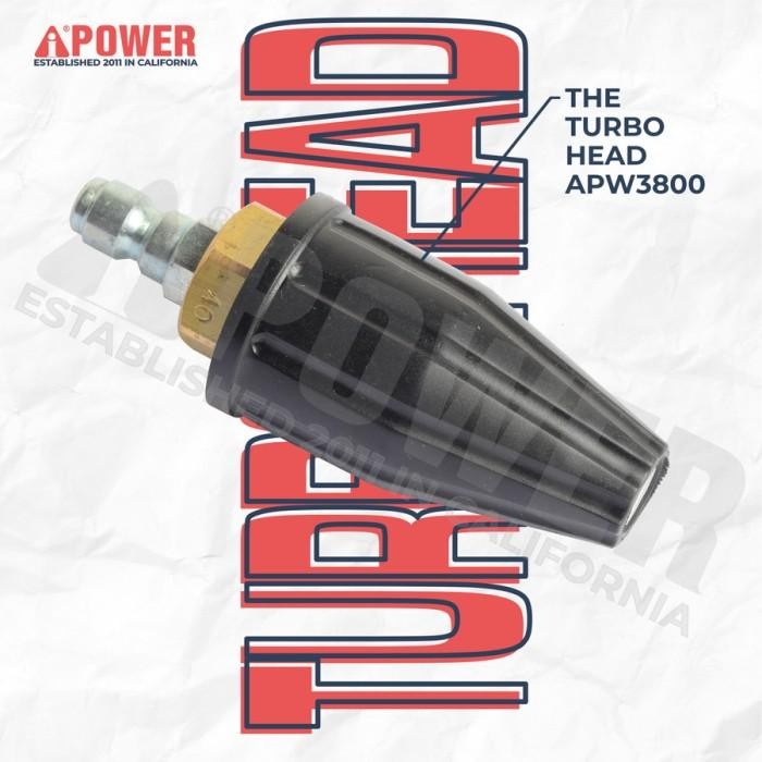 Aipower Turbo Head Nozzle Mesin Steam Cuci Mobil Apw 3500 3800 4400 New 100 % Original
