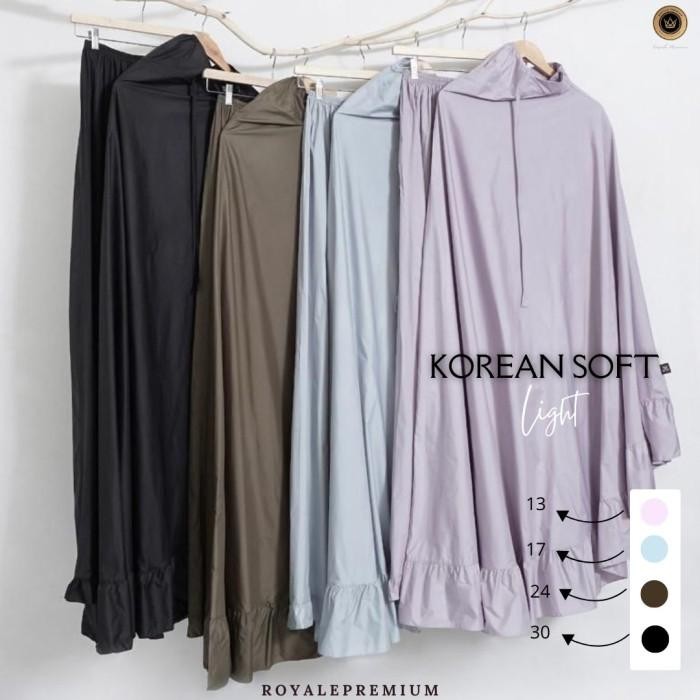 Royale Premium Mukena Parasut Korea 2 In 1 Jumbo Termurah 100 % Original