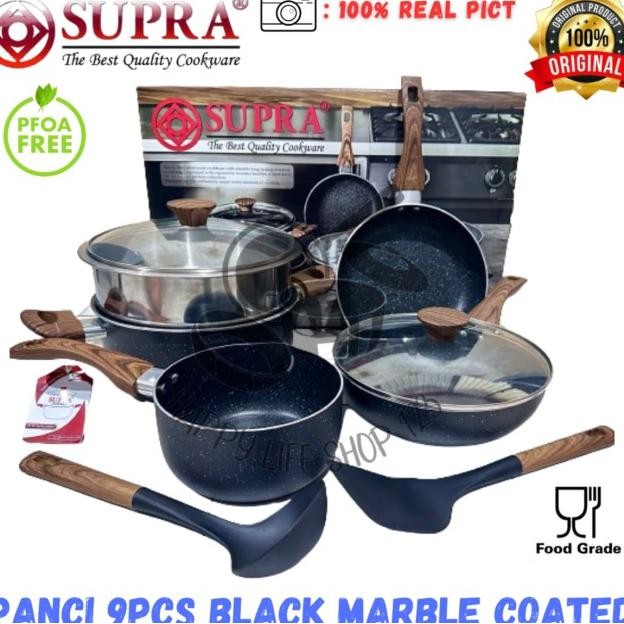 Panci Upra 9Pc Bla Marble Panci Et Upra Edii Chef Renata Moel