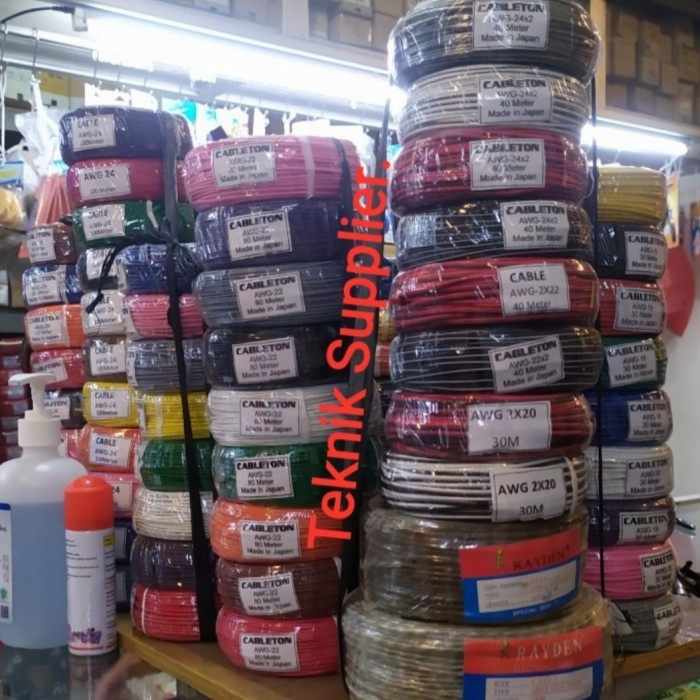 TERLARIS Kabel AWG 16 30Meter/Roll - Kabel AWG16 30Meter/Roll Made In Japan