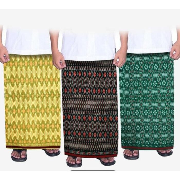 Sarung Tenun Goyor Pria Atbm Toldem Cap Kapas Bali Asli Termurah 100 % Original