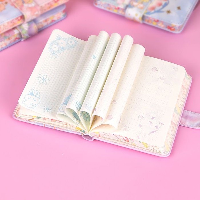 

Magnetic Mini Notebook Buku Diary Havefun Pu Leather Buku Catatan 6442