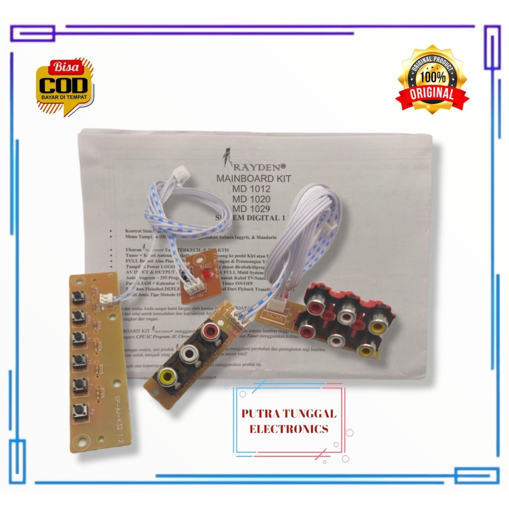 Mesin Tv Tabung 14-21 Inch Analog WCOM TORAS