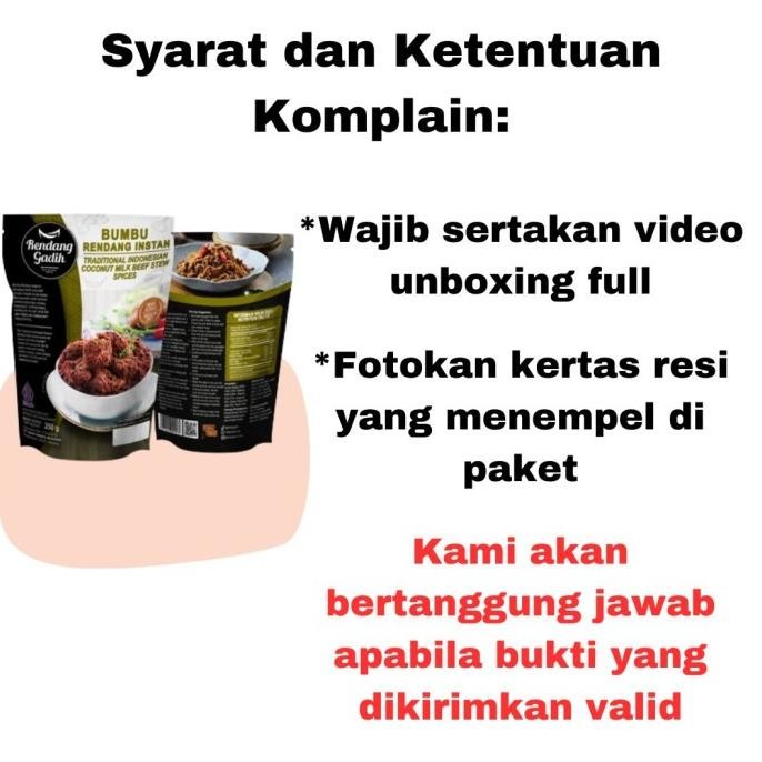 

Bumbu Rendang Instan - Rendang Gadih - Medium Spicy TL