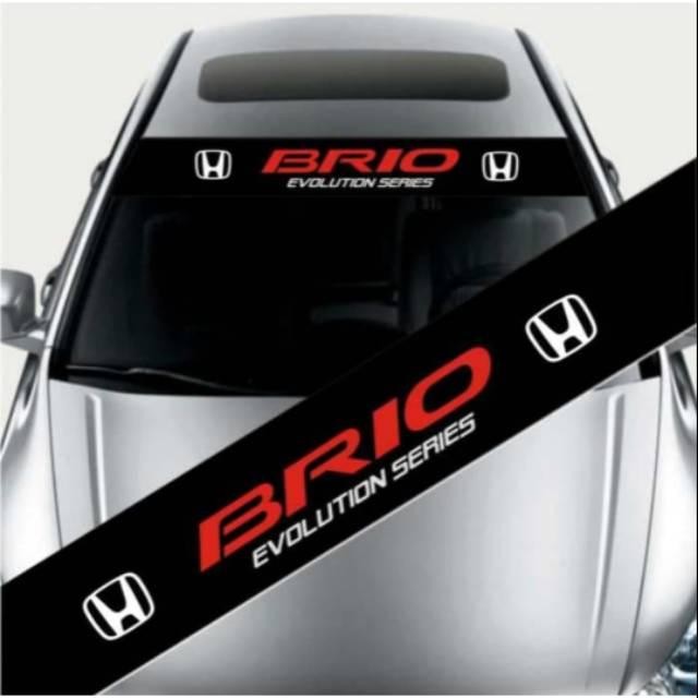 Bt Stiker Kaca Mobil Honda Brio Sticker Cutting Mobil Honda Brio Aksesoris Honda Brio
