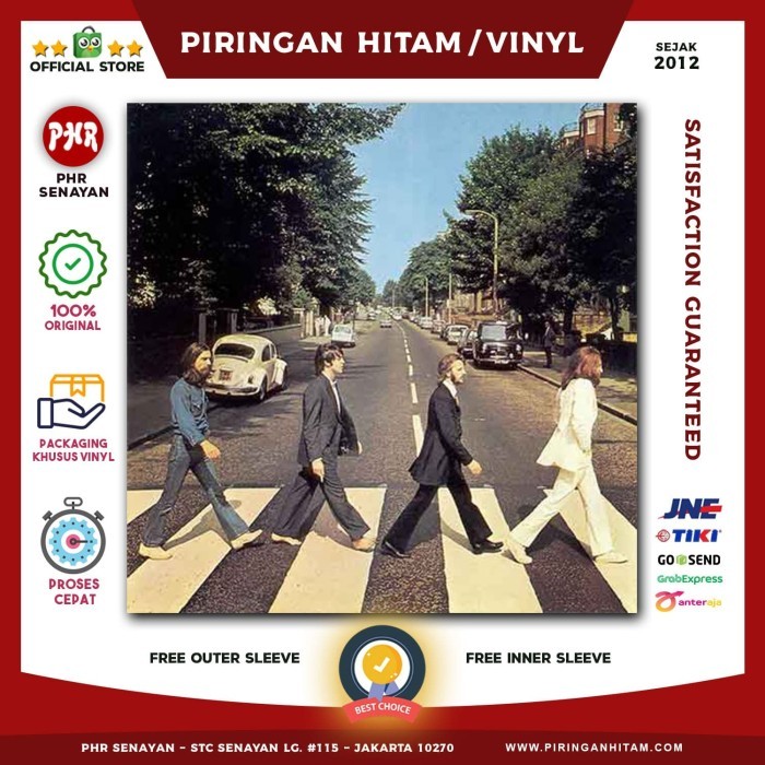 Vinyl BEATLES - Abbey Road (50Th Anniversary) [Piringan Hitam/LP/PH]