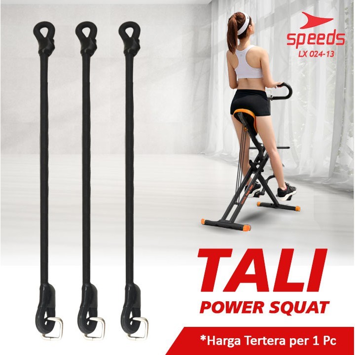 SPEEDS Tali Elastis Power Squat Beban Hit Original Horse Power Rider Machine Karmantel Rope 024-13
