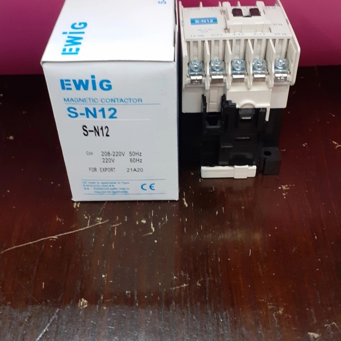 Murah Kontaktor Ewig SN-12 220V/380V Non COD
