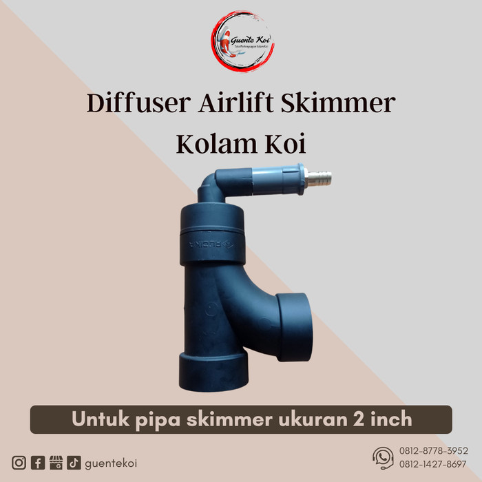 TERBARU Diffuser Airlift Skimmer Kolam Koi 2 inch BISA GOSEND