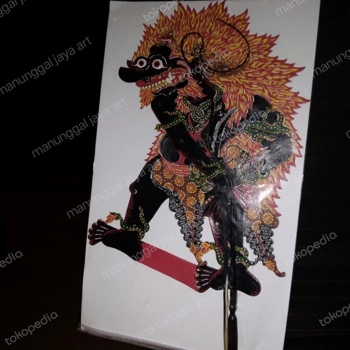 WAYANG KULIT BUTO AMRAL (kualitas I)