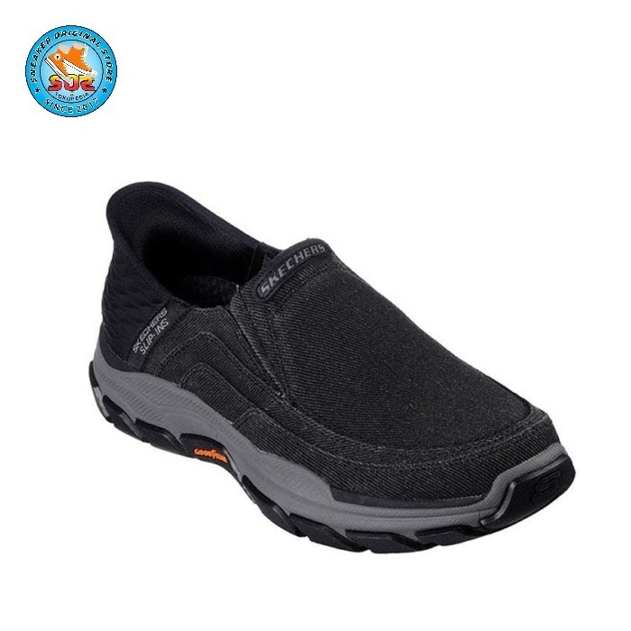 Skechers Slip-Ins Respected Goodyear Mens Casual Shoes - Black