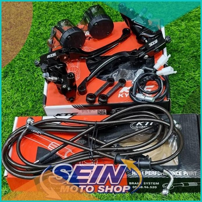 Paket Master Rem Ktc Kytaco V2 Plus Selang Rem Ktc Nmax Pcx Non abs 07