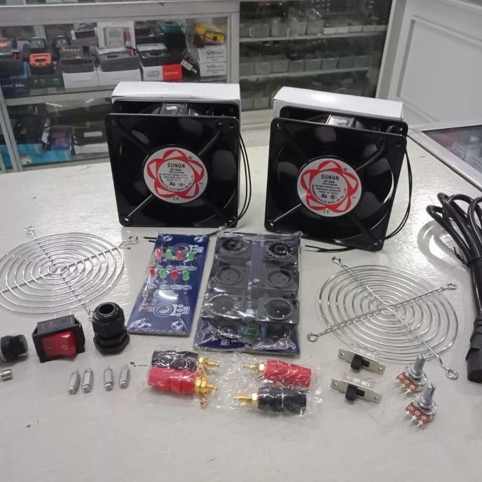 ] Aksesoris Box 3u 2ch dengan Fan Ac