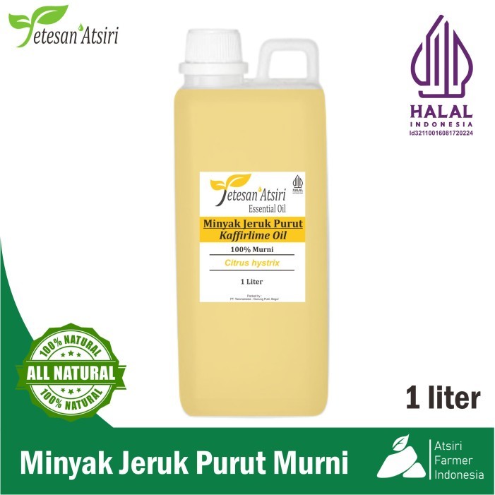 1 Liter minyak atsiri jeruk purut murni kaffirlime pure essential oil