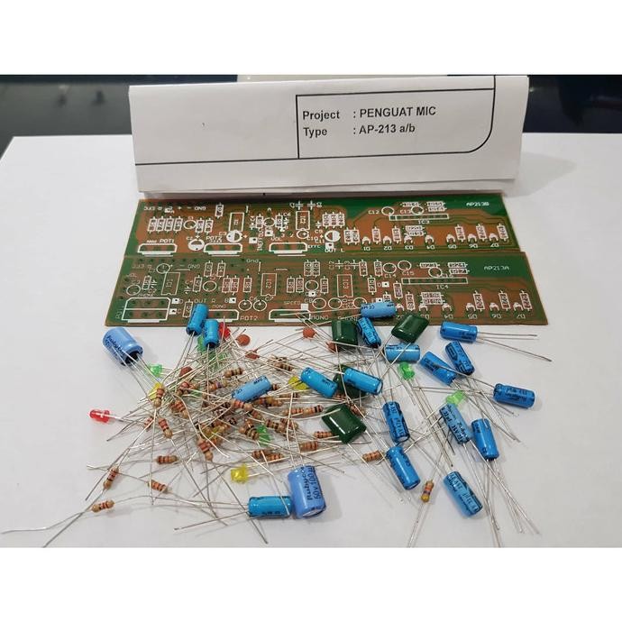 :=:=:=:=] PCB AP213 Master Mixer Dan Sparepart Tanpa Potensio Dan IC