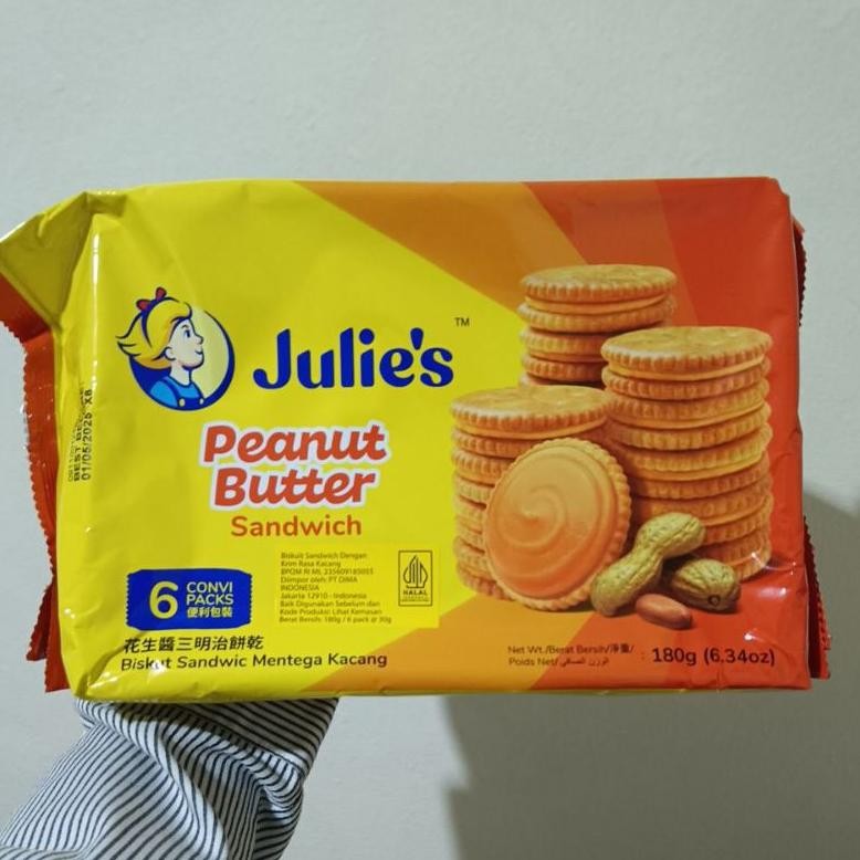 

Biskuit Julies 5 rasa/ julie's peanut butter/ Le-mond Lemon/ Butter Crackers/ cheese/ Le-mond puff