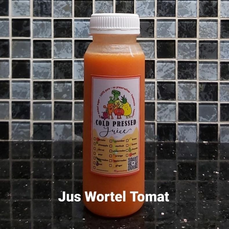 

Jus Wortel / Carrot Juice ml COLD PRESSED 100% pure