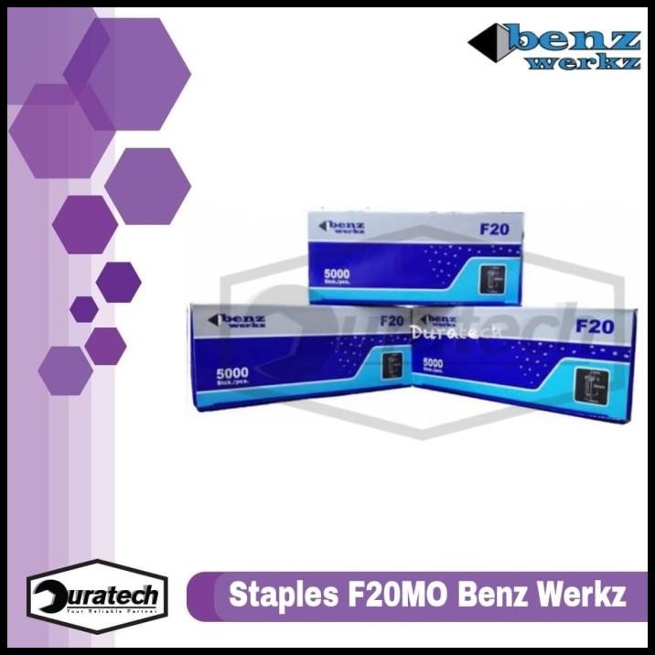 

Industrial Staples F20Mo / Isi Staples Tembak Angin / Paku Mabel Benz