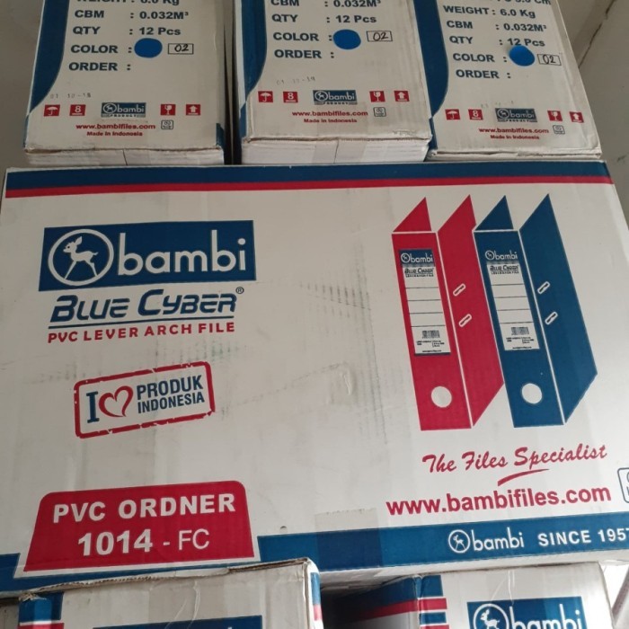

Ordner Bambi 1014 Folio BIRU ( DUS @ 12 PCS )
