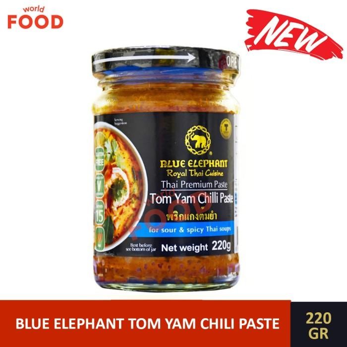 

Blue Elephant Tom Yam Chili Paste **New Item 220 Gr Terbaru 100 % Original