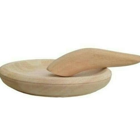 

Cobek + Ulekan Kayu (Tanpa Pewarna) | Ukuran Besar SM88