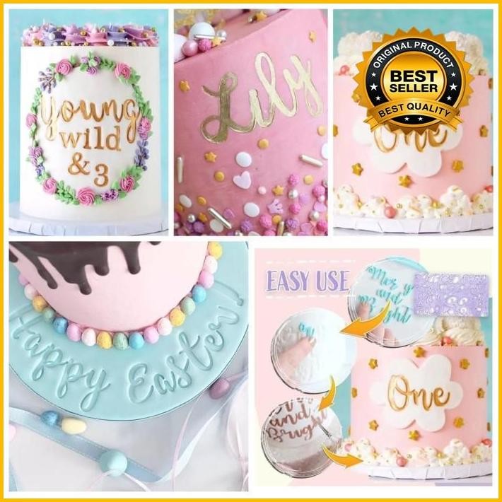 

Cetakan Stamp Huruf Fondant Clay Alphabet Stamping Stempel Large 10 New 100 % Original