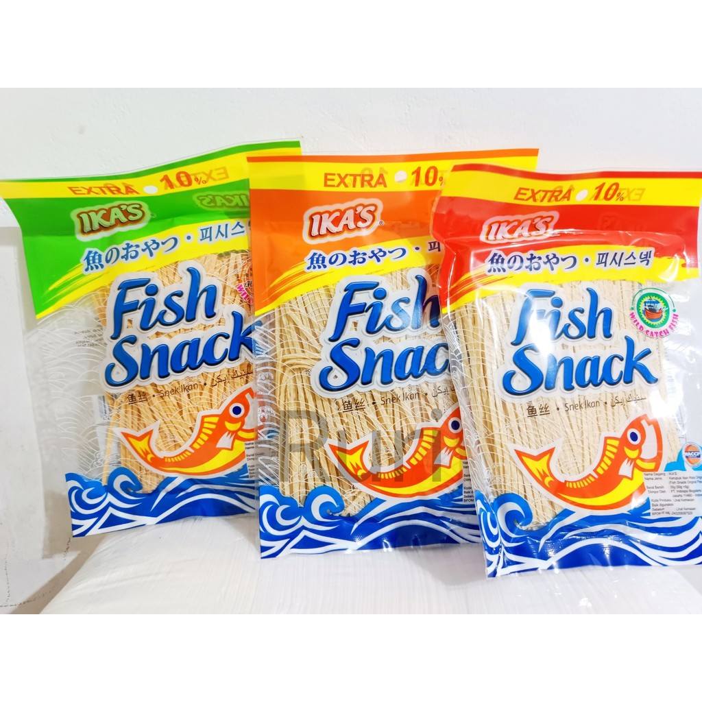 

FISH SNACK MERK IKA'S 50 GRAM - FISH SNACK CEMILAN IKAN - ALL VARIANT