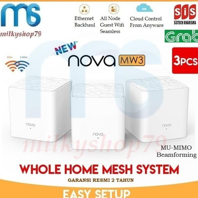 TENDA NOVA MW3 (ISI 3) - TENDA MW3 WHOLE HOME MESH WIFI SYSTEM