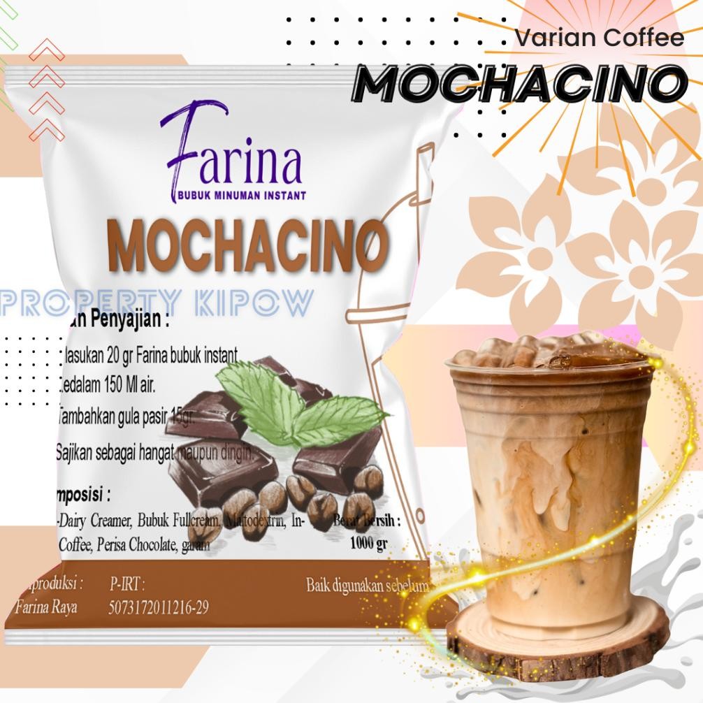 

FARINA Bubuk Minuman Mochacino - Bubuk Minuman Mochacino 1kg Plain