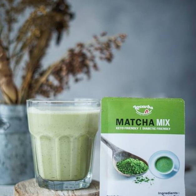 

Matcha mix keto instan siap saji 1 pack isi 5 pc