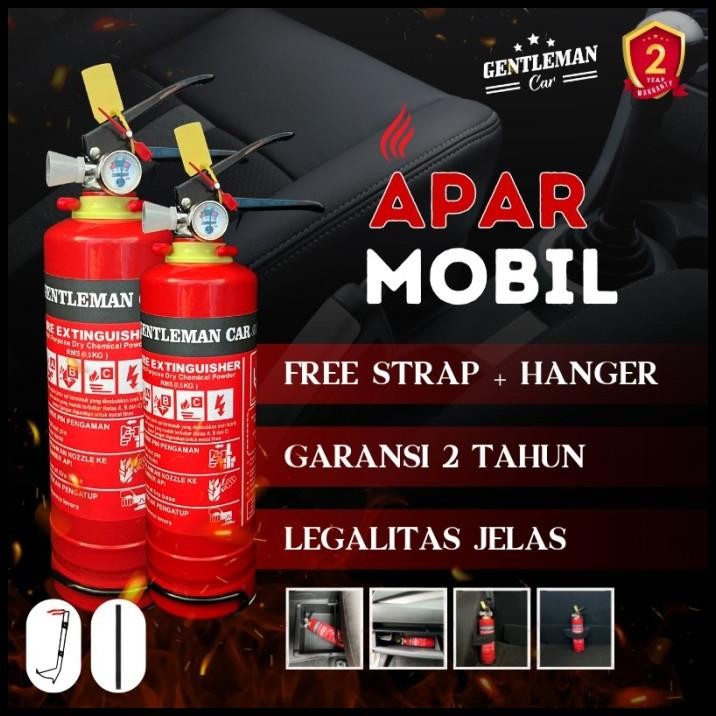 APAR Mobil 0.5Kg & 1Kg Gentleman Car Tabung Pemadam Racun Api Portable